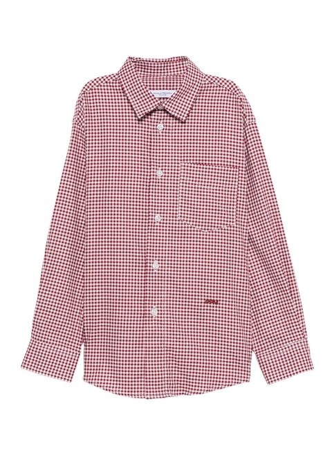 Camicia a quadretti PAOLO PECORA KIDS | PP4106MOSTO
